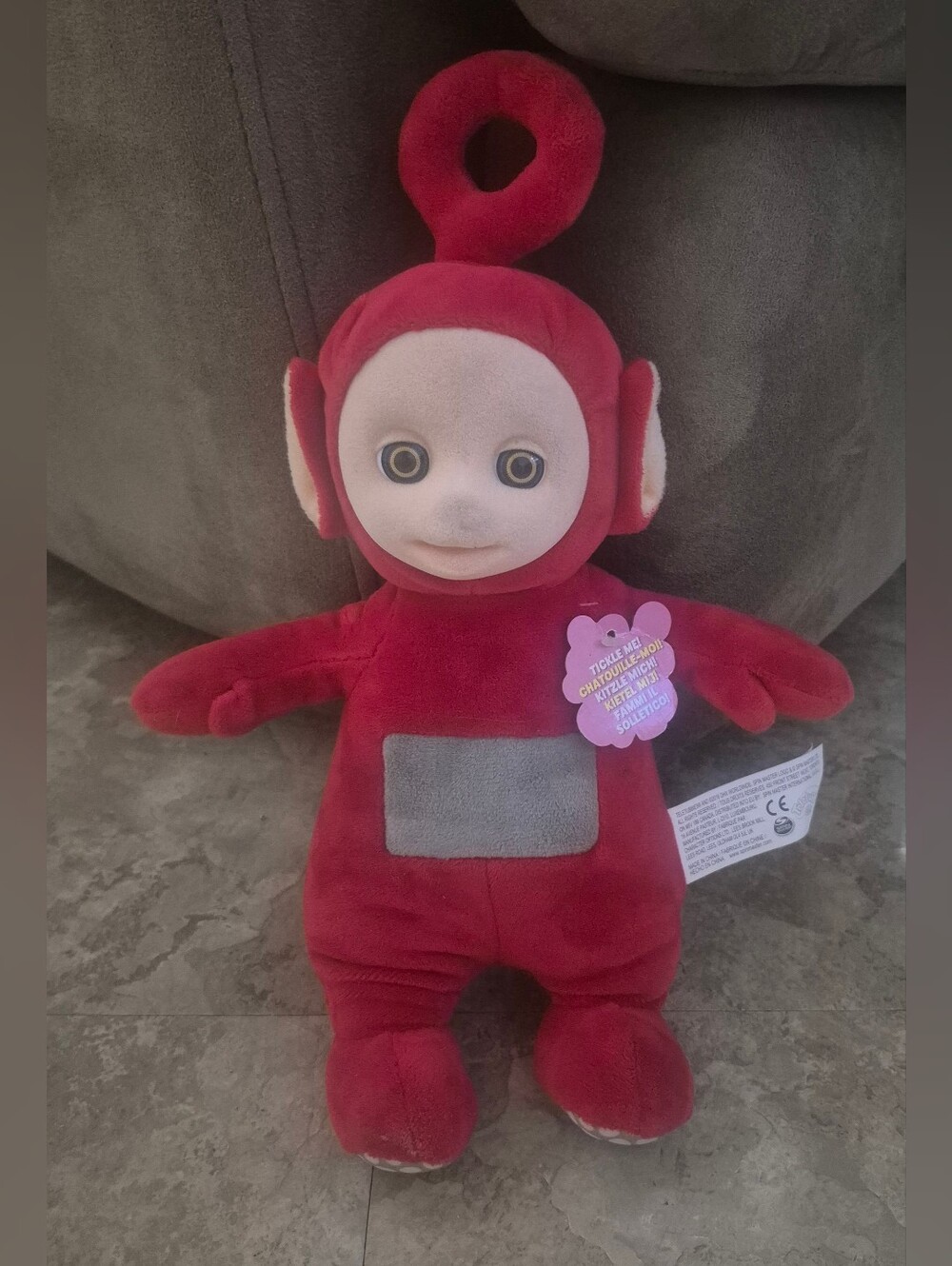 2016 Spin Master Teletubbies Tickle Me Po Interactive Plush 15" Works Tag